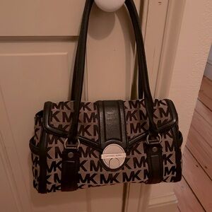 Genuine leather & Canvas Michael Kors handbag